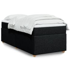 shumee Posteľný rám boxspring s matracom čierny 90x190 cm látka