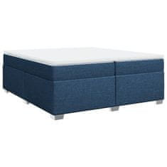 Petromila vidaXL Boxspring posteľ s matracom modrá 200x200 cm látka