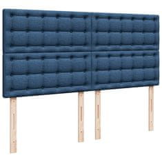 Petromila vidaXL Boxspring posteľ s matracom modrá 200x200 cm látka