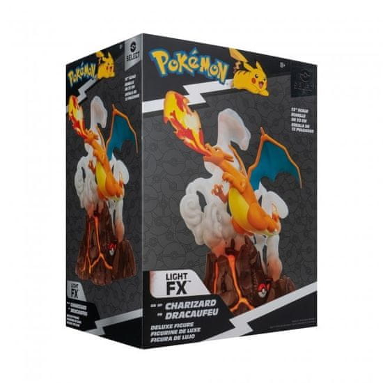 Jazwares Pokémon Select Charizard Deluxe 25th Anniversary svietiaca soška 39cm