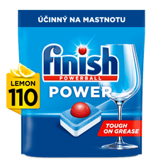 Finish Power All in 1 kapsule do umývačky riadu Lemon Sparkle 110 ks