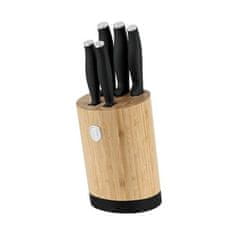 Berlingerhaus Bamboo so stojanom Matt Black 6 ks