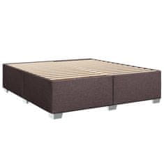 Petromila vidaXL Boxspring posteľ s matracom tmavohnedá 200x200 cm látka