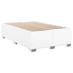 Petromila vidaXL Boxspring posteľ s matracom biela 120x200 cm umelá koža