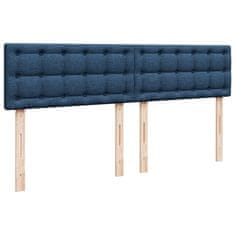 Petromila vidaXL Boxspring posteľ s matracom modrá 200x200 cm látka