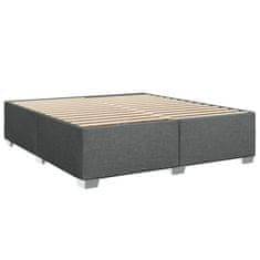 Petromila vidaXL Boxspring posteľ s matracom tmavosivá 200x200 cm látka