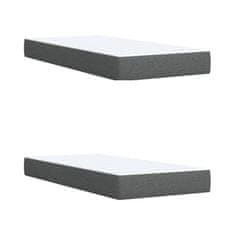 Petromila vidaXL Boxspring posteľ s matracom tmavosivá 200x200 cm látka