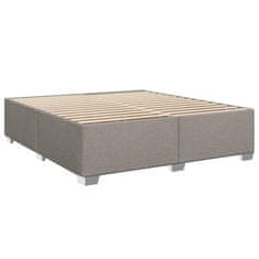 Petromila vidaXL Boxspring posteľ s matracom sivohnedý 200x200 cm látka