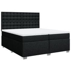 Petromila vidaXL Boxspring posteľ s matracom čierna 200x200 cm látka