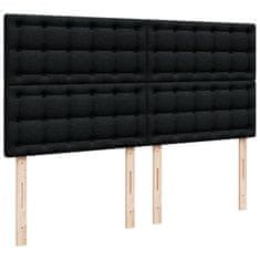 Petromila vidaXL Boxspring posteľ s matracom čierna 200x200 cm látka