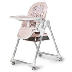 Kinderkraft SELECT Stolička jedálenská Lastree Pink, Premium