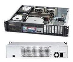 SuperMicro 2U chassis (Short Depth 14,5&quot;) 2x 3,5&quot; Fix, front IO, 500W (80+Platinum)