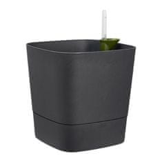 Elho kvetináč samozavlažovací Greensense Aqua Care Square - charcoal grey 30 cm