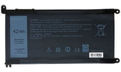 TRX batéria WDX0R/ 11.4V/ 3600 mAh/ Li-Ion/ Dell Inspiron 5368 5378 5379 5482 5565 5567 5568 5570 7560/ neoriginálna