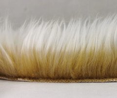 KONTRAST Kusový koberec s vysokým vlasom OMBRE 120 x 160 cm - horčicový