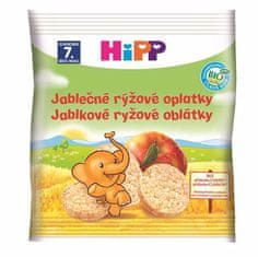 HiPP BIO Oblátky detské ryžové jablkové 30g