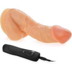 XSARA Vibrátor objemný a žilnatý penis zahnuté dildo na přísavce - 79526441