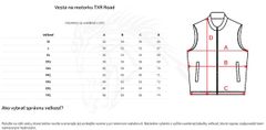 TXR Kožená vesta na motorku Road 7XL