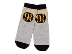 Výpredaj obliečok Ponožky HARRY POTTER šedo-čierne, 4 páry - rôzne veľkosti Veľkosť: 39 - 42