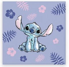 BrandMac Uterák na ruky Disney Lilo and Stitch Purple, uterák na tvár, 30x30 cm