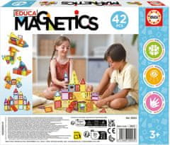 EDUCA Magnetická stavebnica Magnetics 42 vďaky