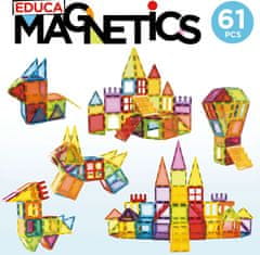 EDUCA Magnetická stavebnica Magnetics 61 vďaky