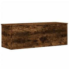 Vidaxl Úložný box dymový dub 102x35x35 cm kompozitné drevo