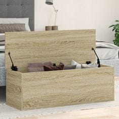 shumee vidaXL Úložný box dub sonoma 102x35x35 cm kompozitné drevo