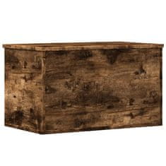 Vidaxl Úložný box dymový dub 60x35x35 cm kompozitné drevo