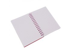 STARPAK Silikónový denník/zápisník, farebný, ovocie, linajkový A5 
