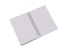 STARPAK Silikónový denník/zápisník, farebný, zvieratká, linajkový A5 