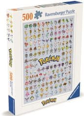 Ravensburger Puzzle 120005117 Prvních 151 Pokémonů 500 dílků