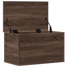 Vidaxl Úložný box hnedý dub 60x35x35 cm kompozitné drevo