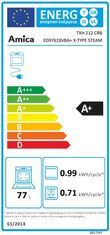 Amica vestavná elektrická trouba TXH 212 CRB