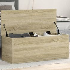 shumee vidaXL Úložný box dub sonoma 90x35x35 cm spracované drevo