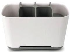 Camerazar Robustný organizér na zubné kefky do kúpeľne, matný plast, 17,5x9x13 cm