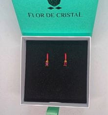 Flor de Cristal Náušnice Gianina čierne