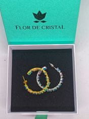 Flor de Cristal Náušnice Tina zlaté