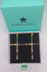 Flor de Cristal Náušnice Alma