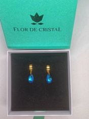 Flor de Cristal Náušnice Gota