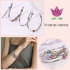 Flor de Cristal Wrap Náramok Esperanza Chromdiopsid