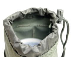 Camerazar Molle vojenská cestovná taška na fľašu, tmavozelená, Nylon Oxford 1000D, 23x10 cm