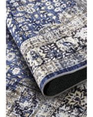 AKCIA: 160x230 cm Kusový koberec Asya 106039 Dark blue, Cream 160x230