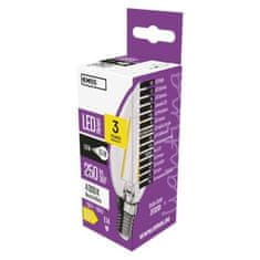 EMOS LED žiarovka Filament sviečka / E14 / 1,8 W (25 W) / 250 lm / neutrálna biela