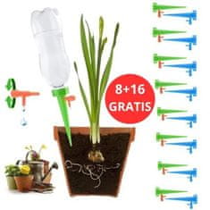 HOME & MARKER® 24-dielna súprava na automatické samozavlažovanie rastlín 8+16 ks ZADARMO | PLANTDROPS