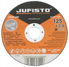 JUFISTO kotúč na rezanie aluminium korundov 125x2 mm