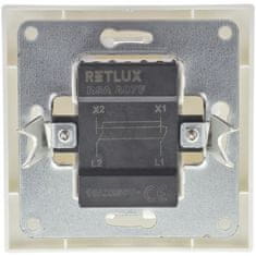 Retlux RSA A06F AMY Schodiskový prepínač č. 6, biely 50002715