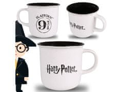 sarcia.eu Harry Potter Keramický hrnček, biely s čiernym vnútrom 410 ml 