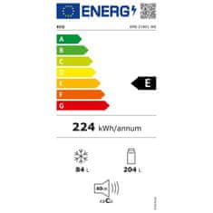 ECG Kombinovaná chladnička ERB 21801 WE