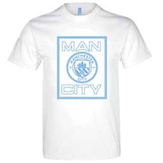 Fan-shop Tričko MANCHESTER CITY Square white Velikost: S